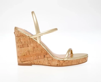 Steve madden best sale gold wedges