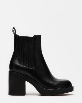 Steve madden best sale black chunky heels