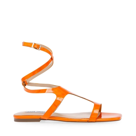 Neon best sale orange sandals