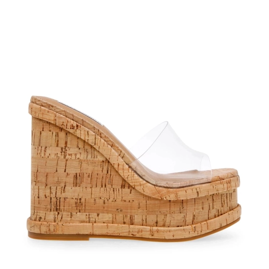 Clear strap cork discount platform