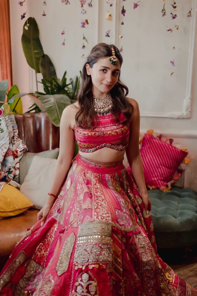 Fuschia Pink Lehenga Manish Malhotra
