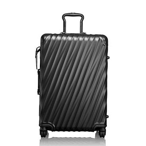 19 Degree Aluminium  Extended Trip Packing Case Checked Luggage Matte Black