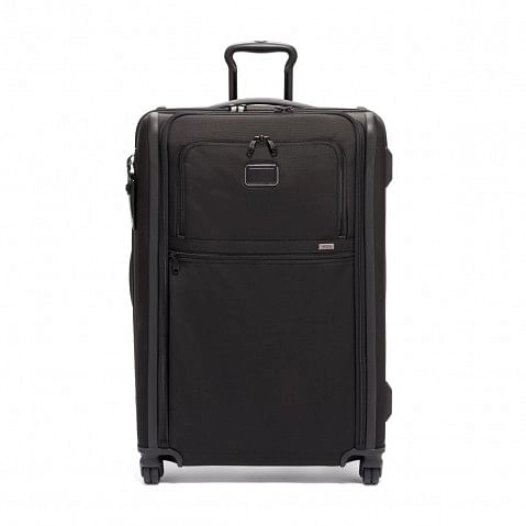 Medium Trip Expandable 4 Wheeled Packing Case Checked Luggage Black