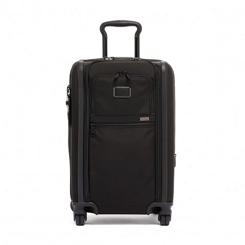 International Dual Access 4 Wheeled Carry-On Black Color