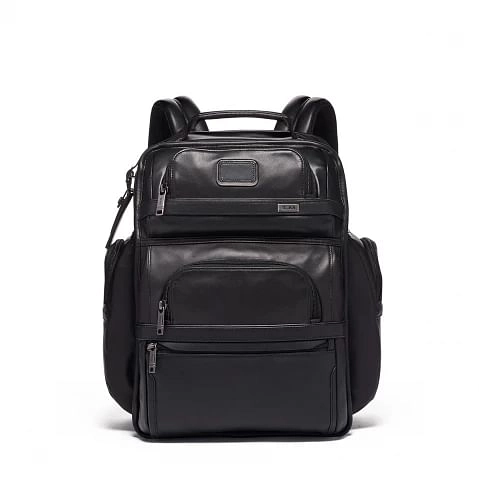 Tumi Brief Pack Leather Backpacks