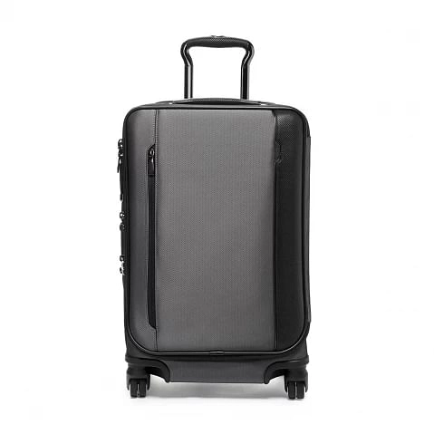 International Dual Access 4 Wheeled Carry-On Titanium Grey