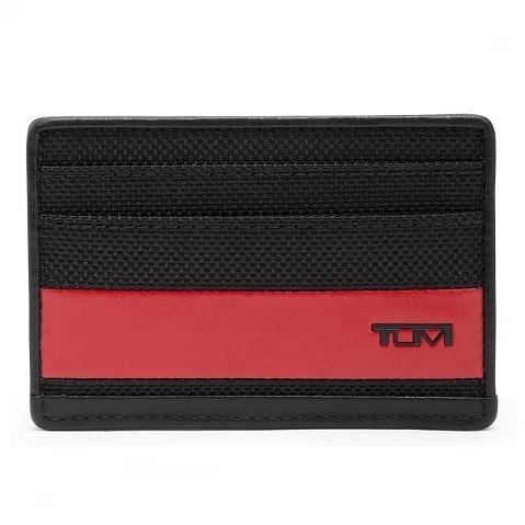 Slim Card Case Black/Red