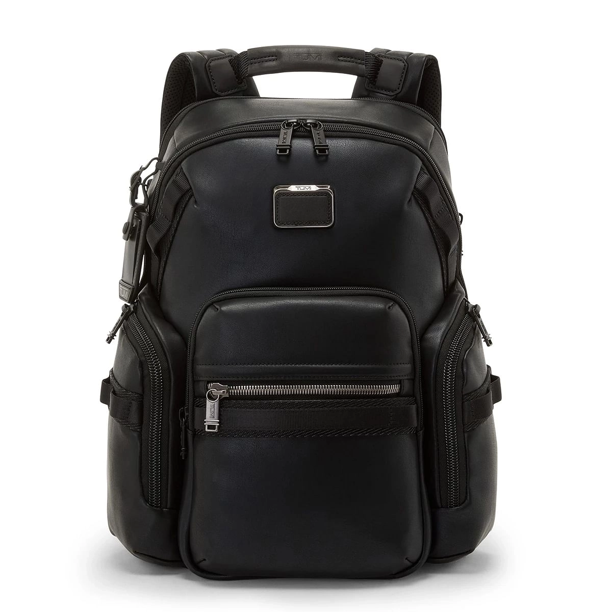 Leather backpack Tumi Blue in Leather - 38252406