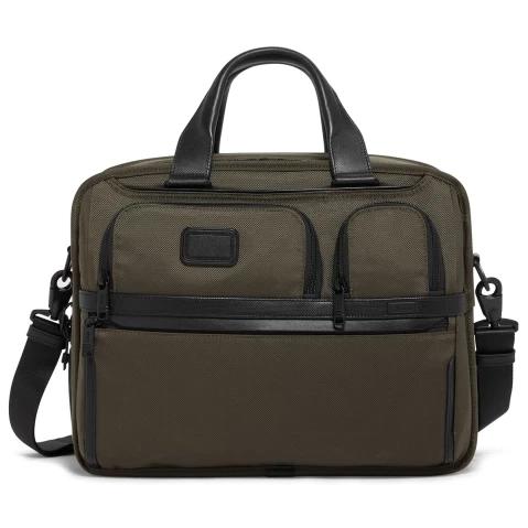 Tumi Alpha Expandable Org Laptop Brief