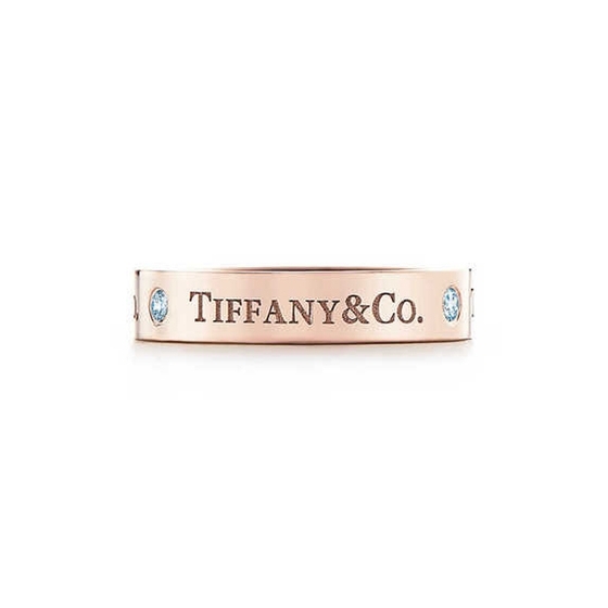 Band Ring in 18k Rose Gold | Wedding Bands| Tiffany & Co. Rings India