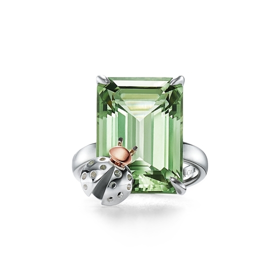 Tiffany green quartz on sale ring