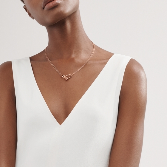 Equilibrium Silver Plated Rope Knot Necklace | Temptation Gifts