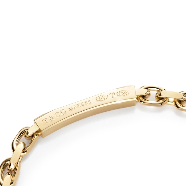 Makers I.D. Chain Bracelet in 18k Gold