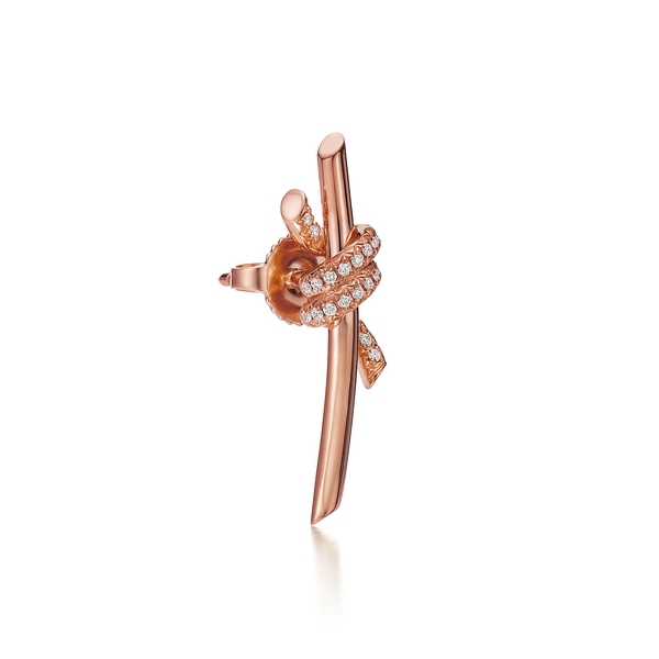 Earrings in Rose Gold with Diamonds