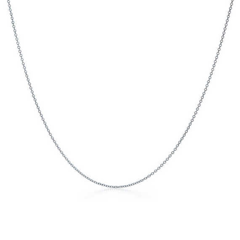 Dainty Bezel set sparkling Diamonds pendant, delicate 18k white gold n -  Olivacom