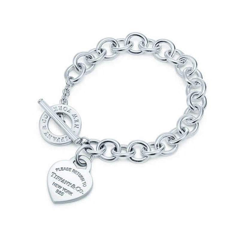 Tiffany & Co. Sterling Silver Return To Tiffany Heart Tag Bracelet | Tiffany  & Co. | Buy at TrueFacet