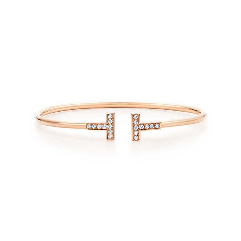 T bracelet in rose gold | Tiffany & Co. | The Jewellery Editor