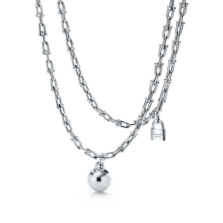 Tiffany & Co. Elsa Peretti® Open Heart Pendant in Sterling silver with