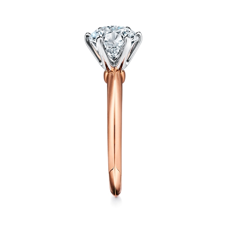 Tungsten 4mm Rose Gold Ring Peachy Pink Morganite German Glass Wedding –  Tungsten Titans
