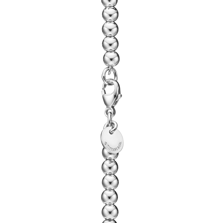 Tiffany & Co. Return to Tiffany Enamel Heart Tag Silver Beads Bracelet  Tiffany & Co. | TLC