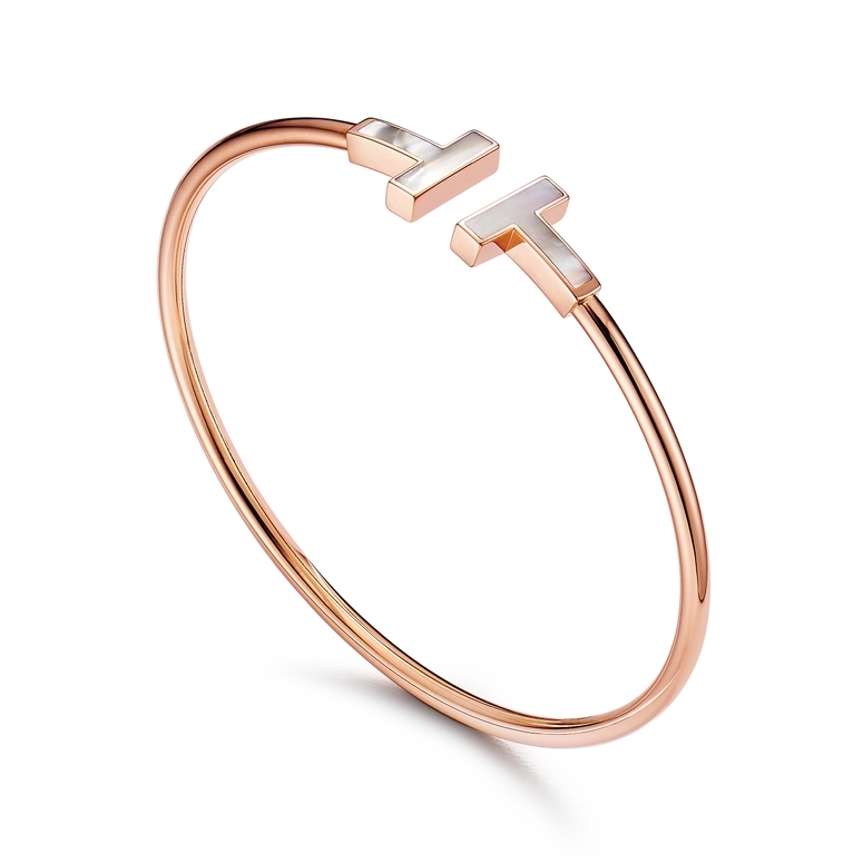 Tiffany & Co. T1 Narrow Hinged Rose Gold Bracelet – Wrist Aficionado
