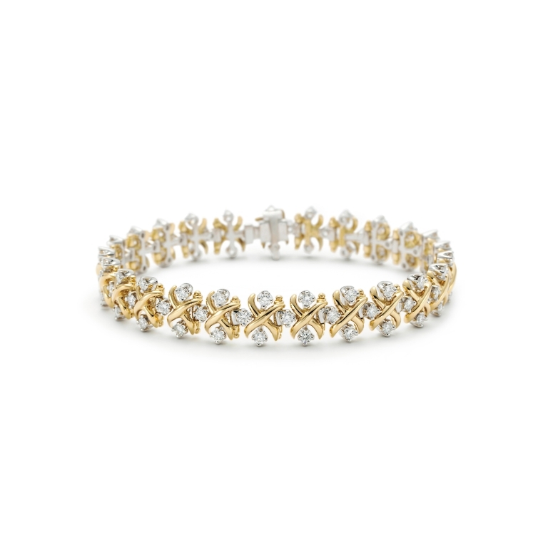 Tiffany & Co. Pre-Owned Victoria Diamond Bracelet - Farfetch