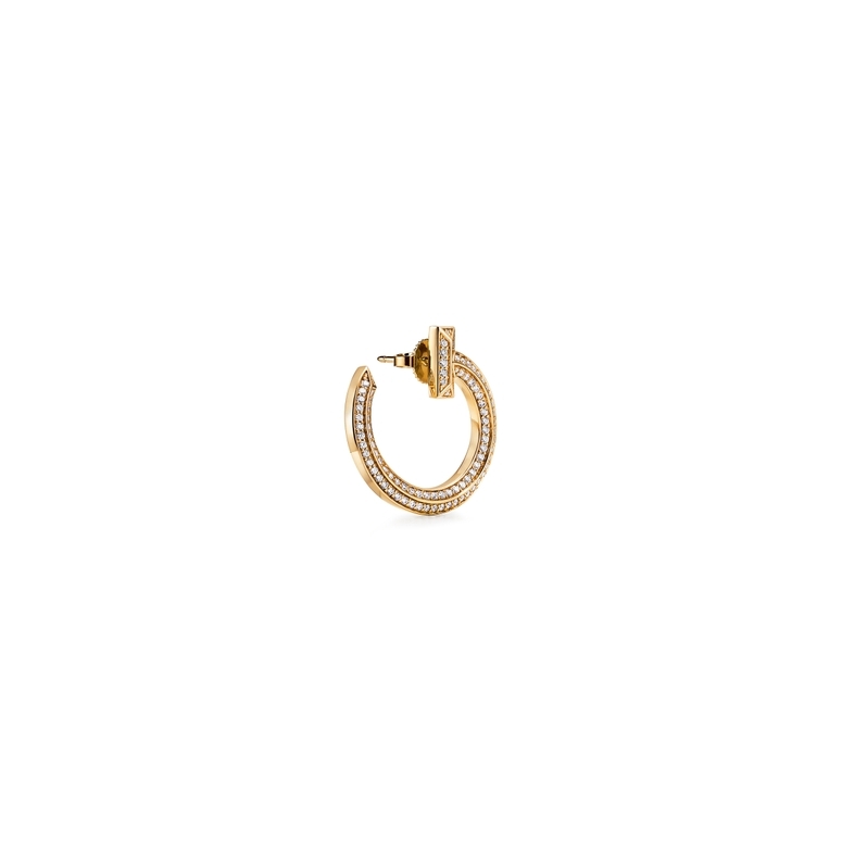 Tiffany Elsa Peretti Rose Gold Diamond Hoop Ring | Classifieds for Jobs,  Rentals, Cars, Furniture and Free Stuff