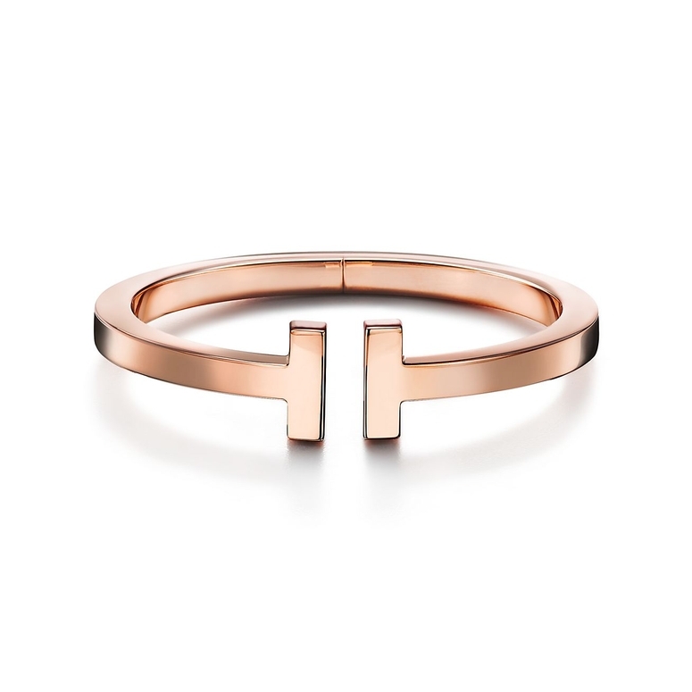 Tiffany & Co. - 18K Yellow Gold T Diamond Square Double Wrap Bracelet –  Robinson's Jewelers