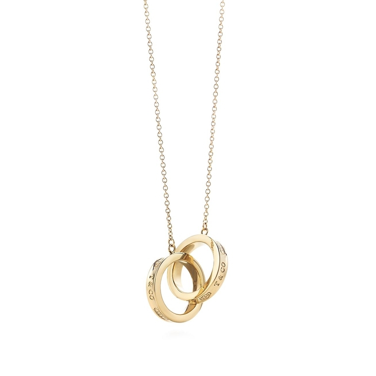 Double Irregular Circle Necklace Gold | GIGILAND UK | SilkFred