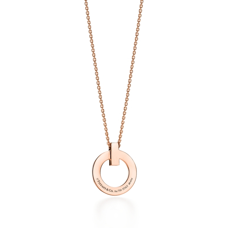 TIFFANY & CO.] Tiffany T Smile Small Necklace 3.7cm K18 White Gold T –  KYOTO NISHIKINO