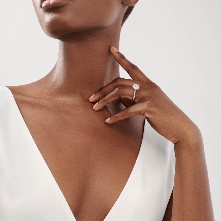 Tiffany Lock Ring in White Gold | Tiffany & Co.