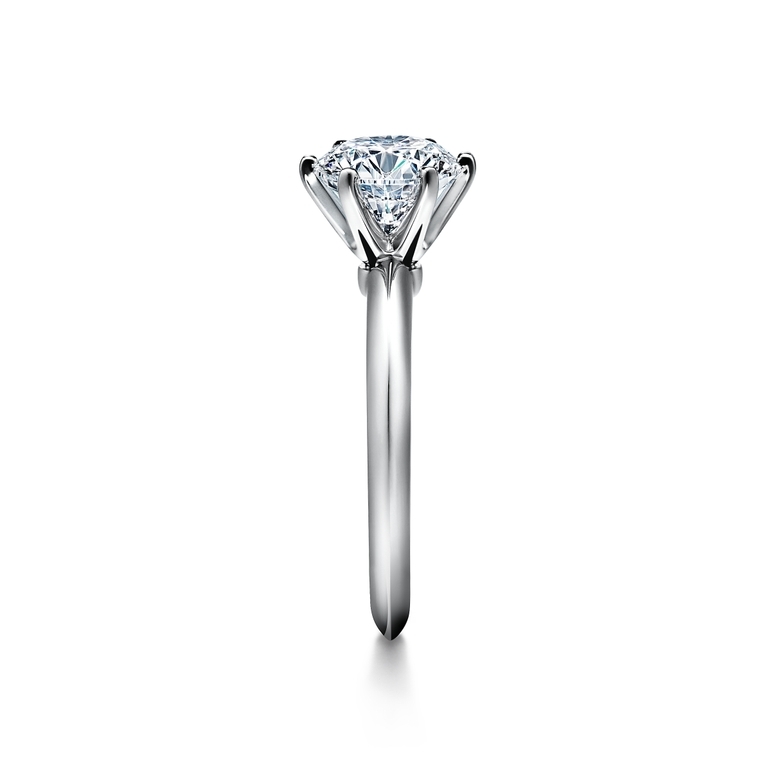 The Tiffany® Setting in platinum: world's most iconic engagement