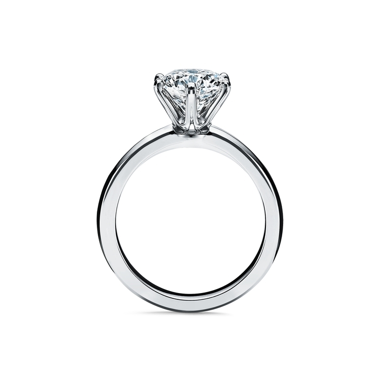 Tiffany Style 9 Large Stone Diamond Engagement Ring Set – bbr5544eb-1