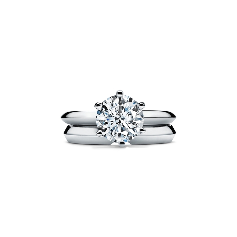 Tiffany & Co. 5.35 CTW Emerald Cut Diamond Platinum Soleste Halo Engagement  Ring | Wilson's Estate Jewelry