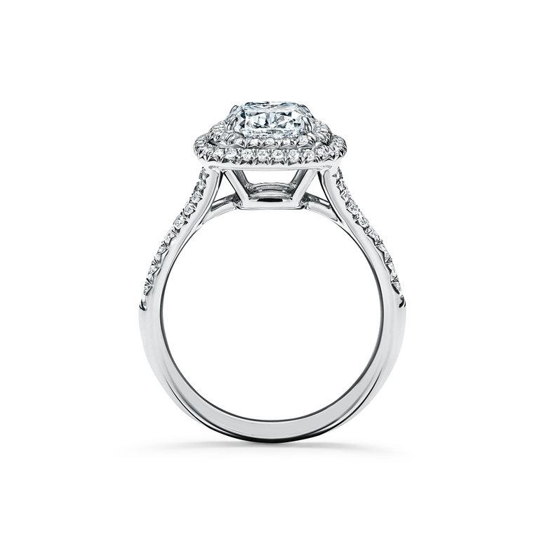Vintage Tiffany & Co Asscher Cut Platinum Engagement Ring – Andria Barboné  Jewelry