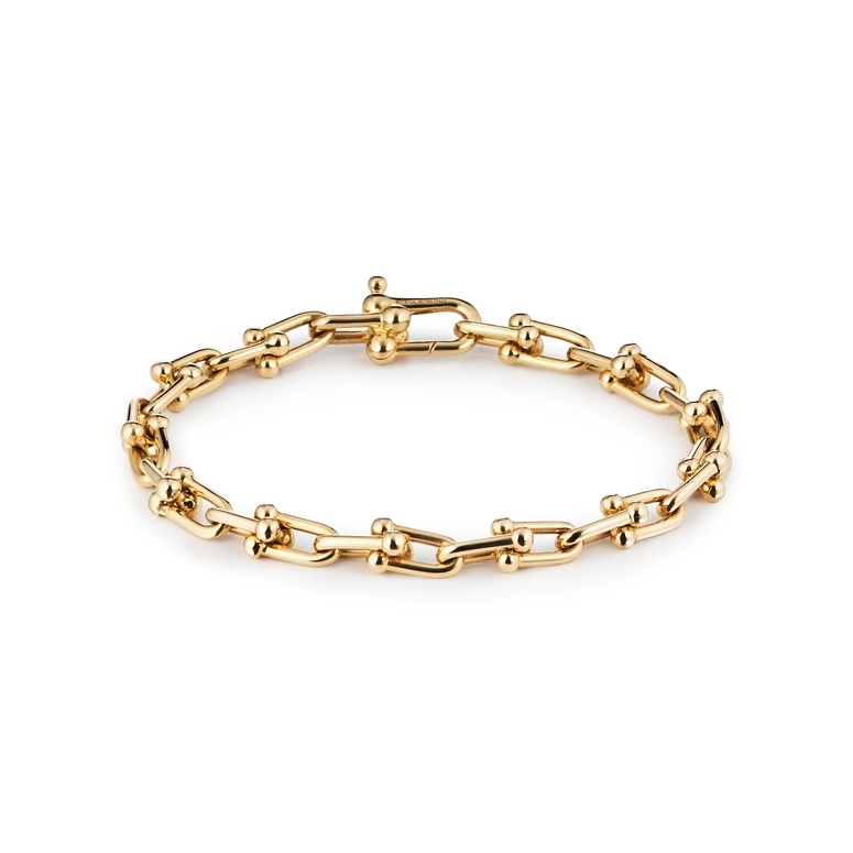Tiffany & Co Silver Return To Tiffany Round Circle Tag Link Bracelet 7” |  eBay