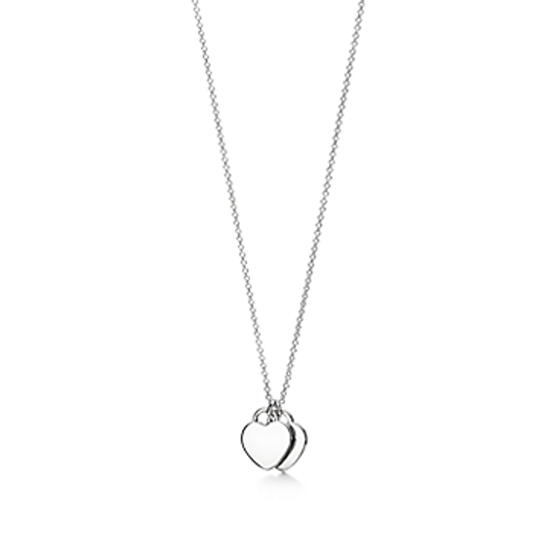Tiffany Infinity pendant in sterling silver on a 18