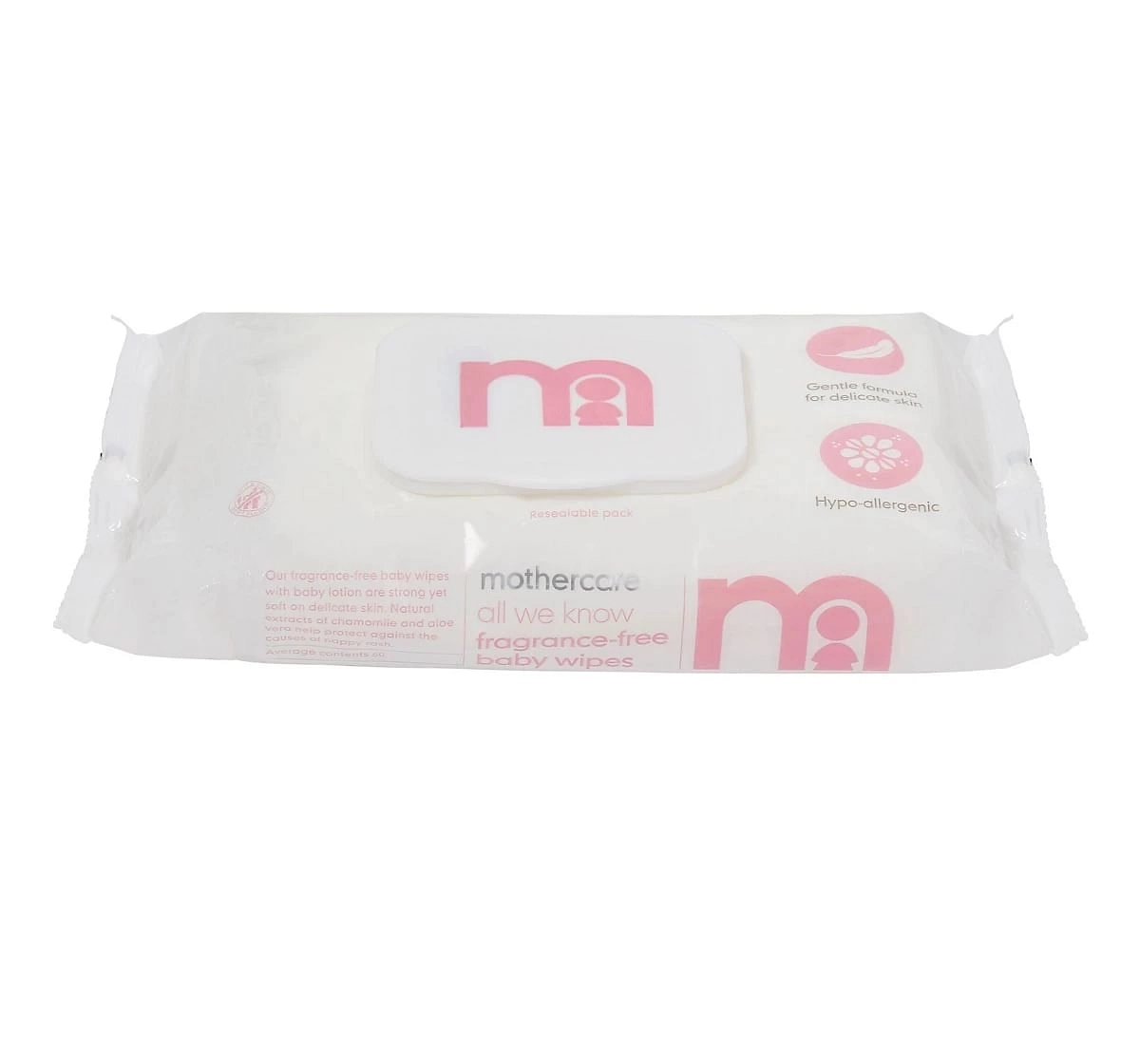 Mothercare All We Know Non-Fragranced Baby Wipes Pack Of 60