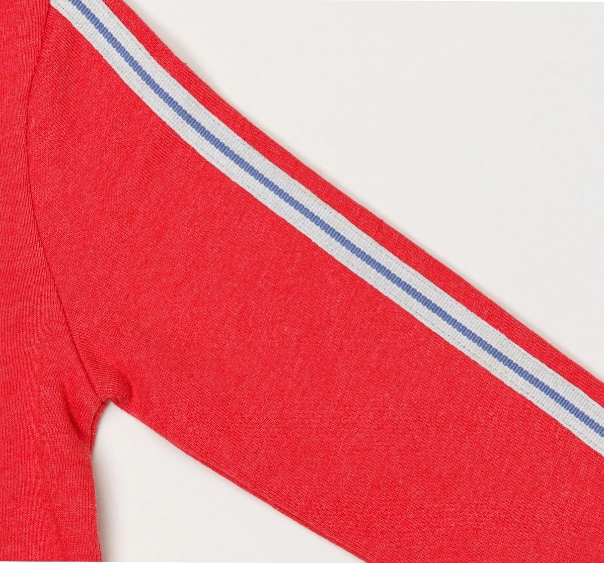 Boys Full Sleeve Sweatshirt Hooded Kangaroo Pocket-Red