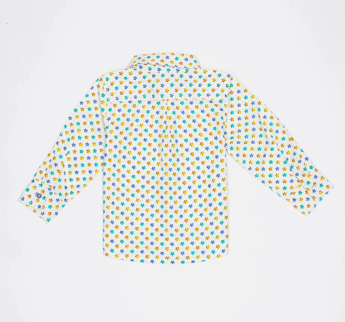 H by Hamleys Boys Full Sleeve Shirts Start Print Multicolor