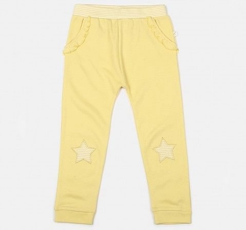 H by Hamleys Girls Jogger Knee Patchwork Yellow