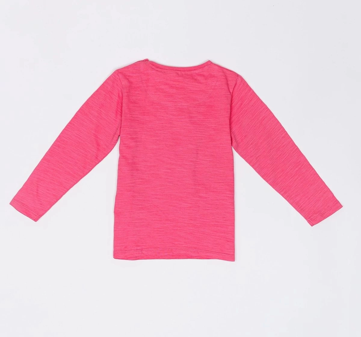H by Hamleys Girls Full Sleeve T Shirt Bunny Pocket Pink