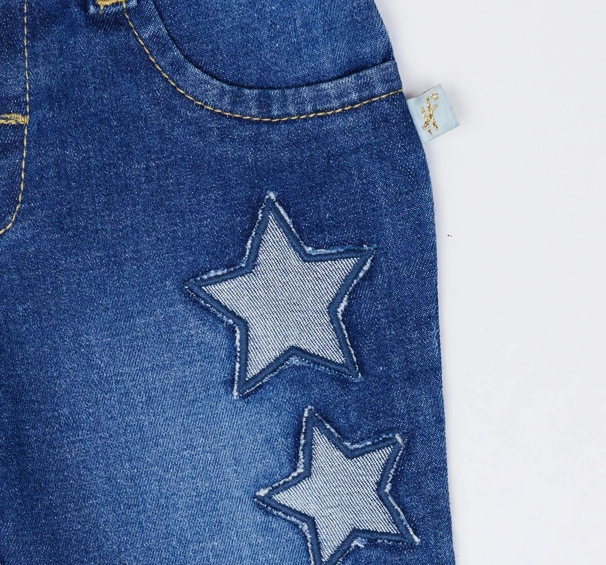 H by Hamleys Boys Jogger Denim Star Embroidery Blue