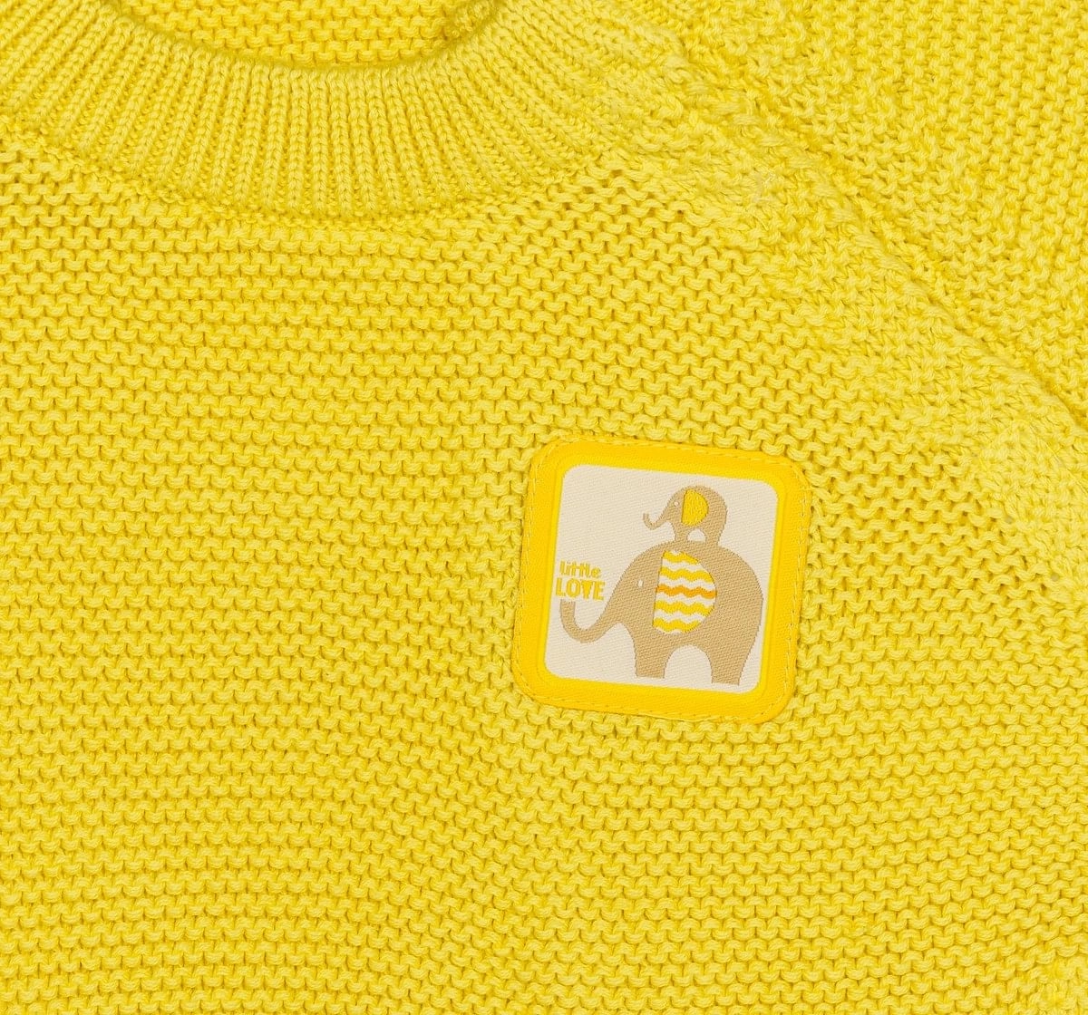 Unisex Full Sleeve Wrap Around Sweater -Yellow