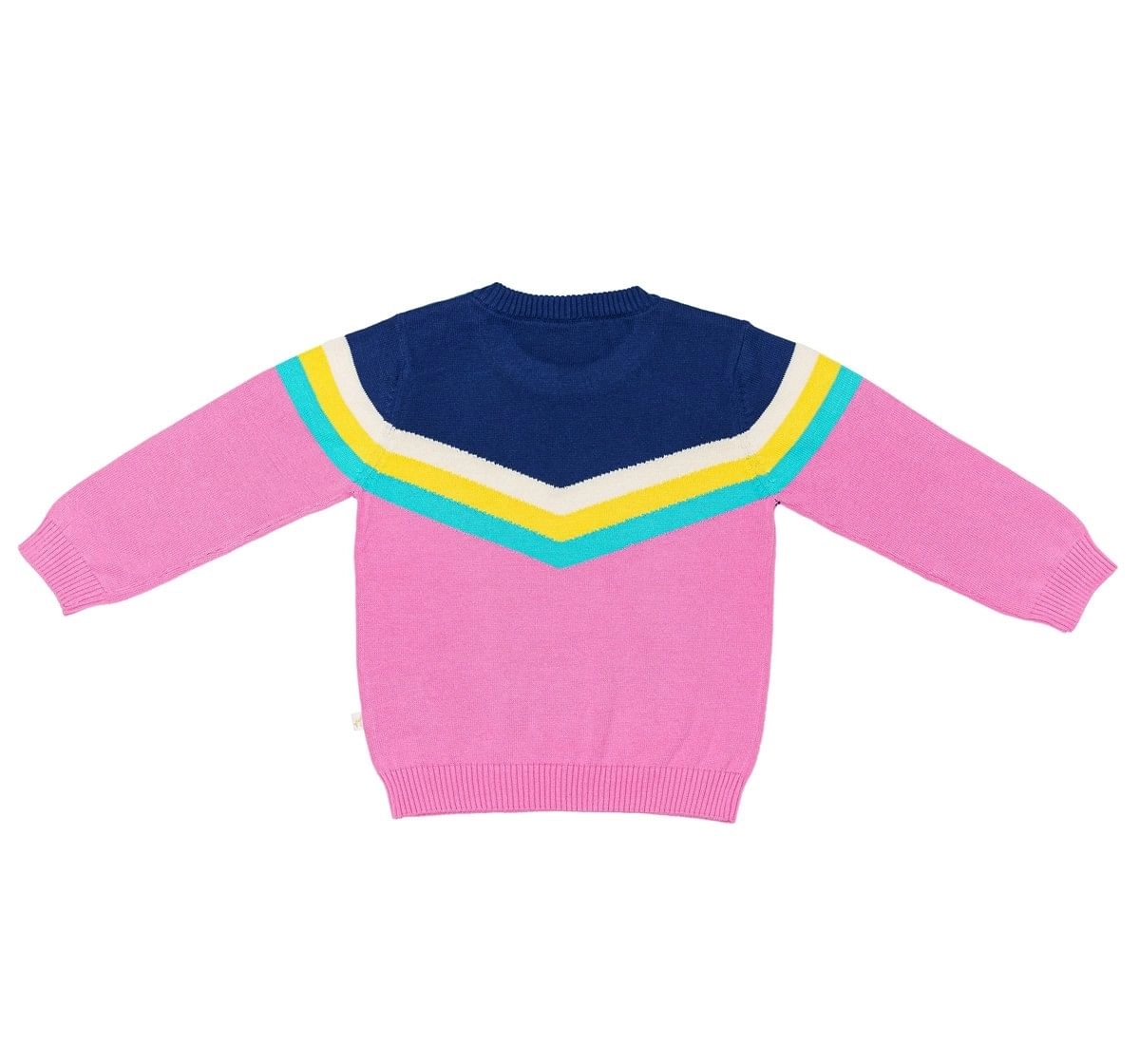 Boys Full Sleeve Sweater Jacquard Design-Multicolor