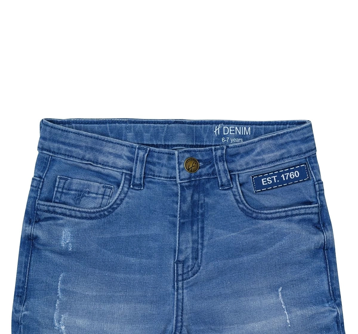 H by Hamleys Boys Jeans Classic Mid-Wash-Blue Multi