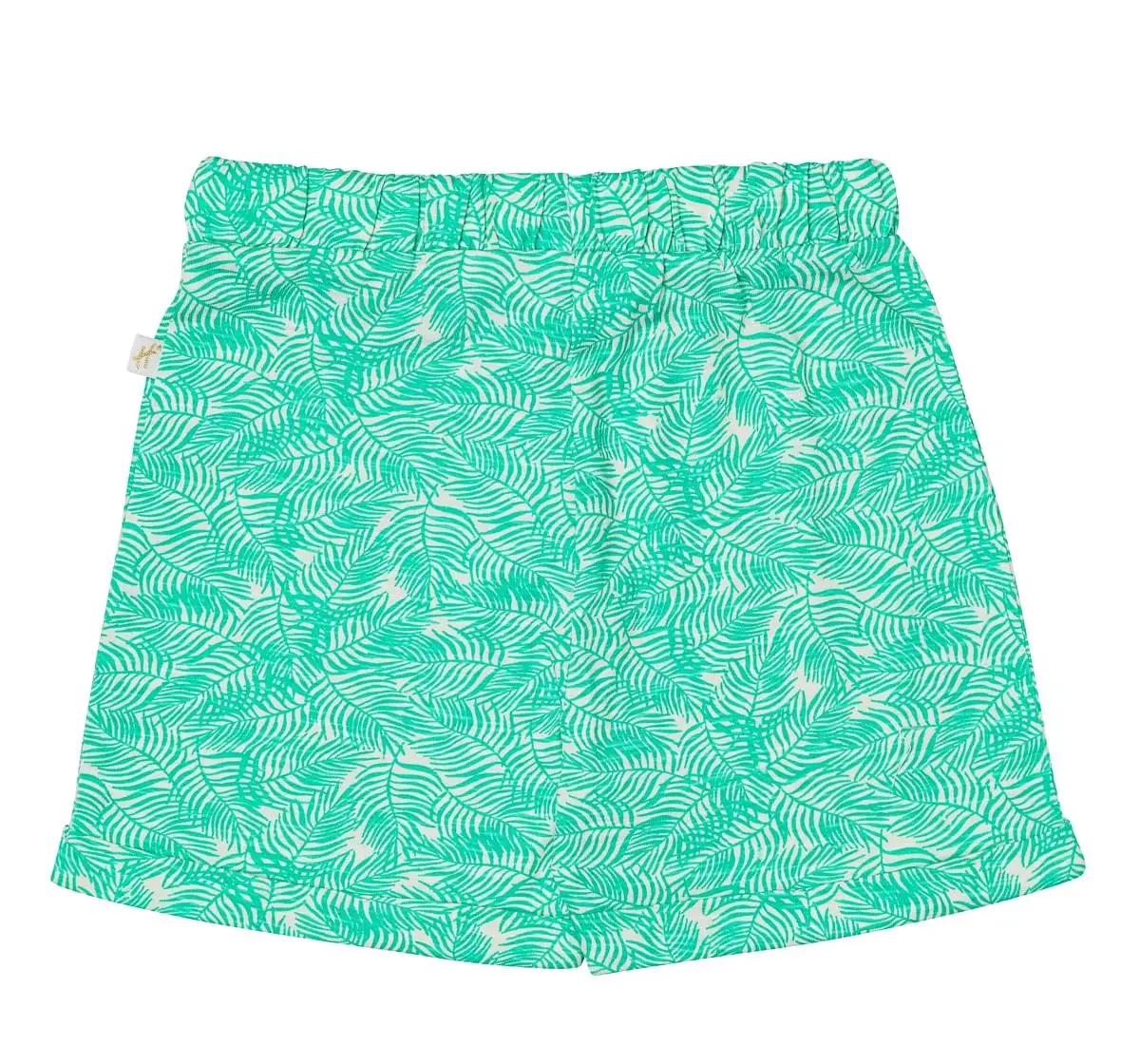 H by Hamleys Boys Shorts Leaf Print-Green Multi