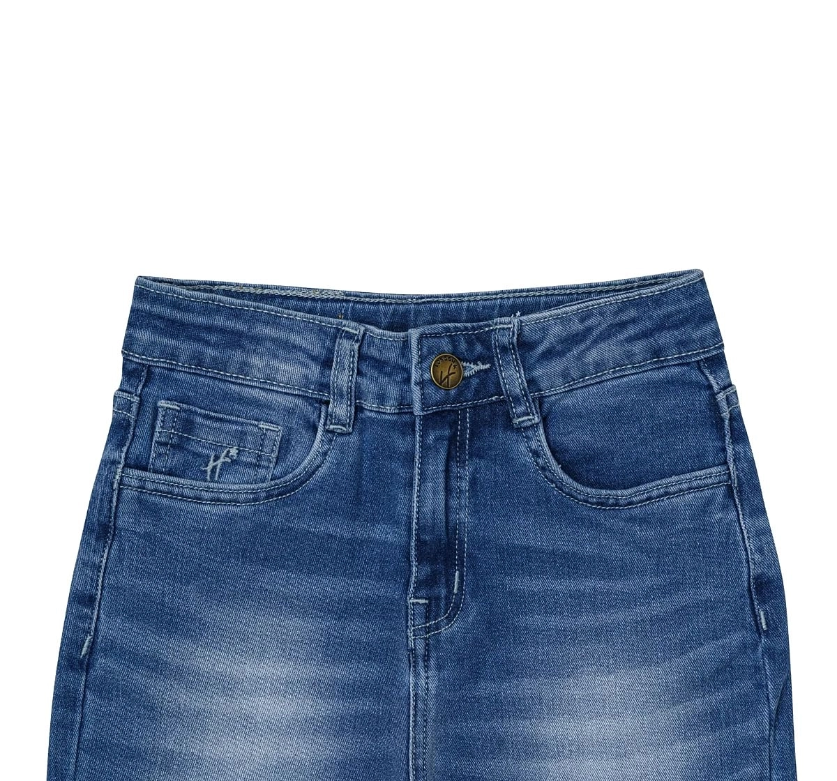 H by Hamleys Girls Jeans Mid Wash-Blue