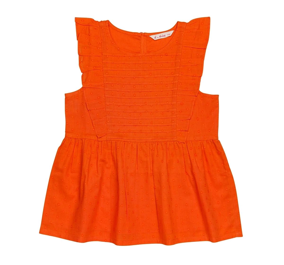 H by Hamleys Girls Short Sleeves Top -Orange
