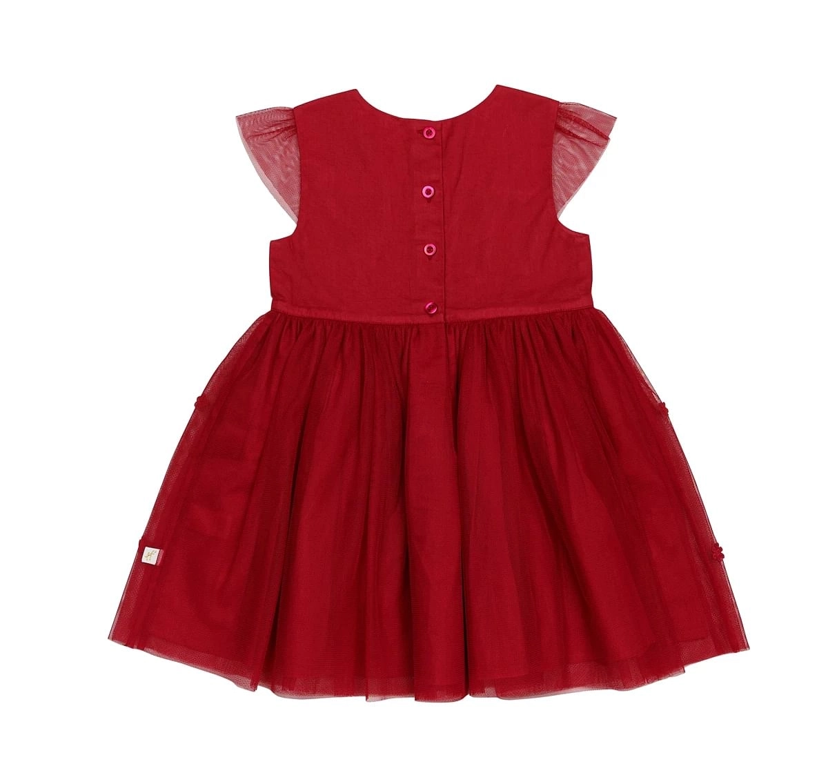 Buy GO Kids Girls Crepe Maxi Round Neck Sleeveless Dress (6-7 Years, Navy  Blue28) at Amazon.in